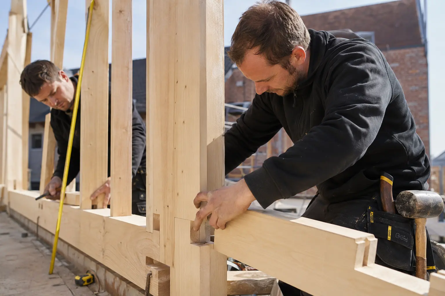 Houtbouw op maat door HDT Bouw in Affligem